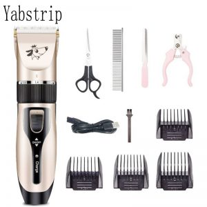 Sierść psa trymer elektryczny Pet profesjonalne pielęgnacja maszyna narzędzie usb akumulator maszynki do golenia maszynka do włosów kot sierść psa cięcia maszynka do strzyżenia