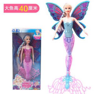 2020 nowych moda pływanie syrenka lalka dziewczyny magia klasyczna syrenka lalka z skrzydło motyla zabawka na prezenty urodzinowe dla dziewczynek