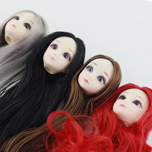 BJD Doll 30cm 20 ruchome Jointe lalki 3D oczy Bjd plastikowe lalki dla dziewczynek zabawki długa peruka kobiece nagie ciało stylowy prezent bożonarodzeniowy