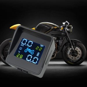 2020 USB Solar Charging Motorcycle TPMS monitorowanie temperatury w oponach silnika monitorowanie temperatury w oponach System alarmowy z 2 czujniki zewnętrzne