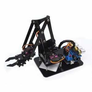 SG90 MG90S 4 DOF Unassembly akrylowe mechaniczne ramię robota Manipulator pazur dla Arduino Maker nauka DIY Kit Robot