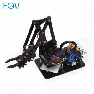 SG90 MG90S 4 DOF Unassembly akrylowe mechaniczne ramię robota Manipulator pazur dla Arduino Maker nauka DIY Kit Robot