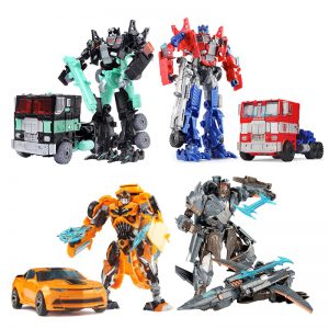 19cm transformacja Robot samochodowy zabawki trzmiel Optimus Prime Megatron decepticony kolekcja jazzowa figurka prezent dla dzieci
