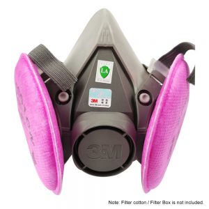 3M 6200 maska gazowa farba w sprayu dekoracja chemiczna maska przeciwpyłowa ochrona toksyczny filtr parowy Respirator maska na oczy pasuje do filtrów