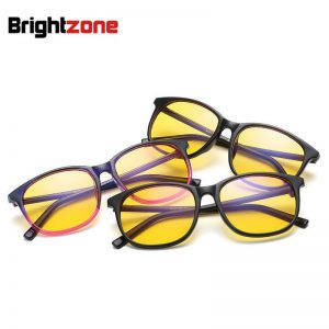 Bestsellery okulary do niebieskiego światła obrona-promieniowanie komputerowe okulary mężczyźni i kobiety jazda nocą żółte szkła okulary gamingowe