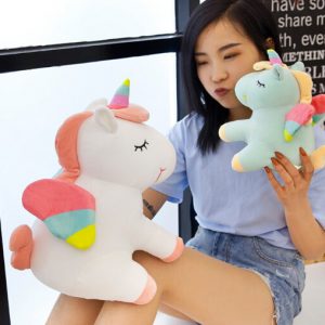 25 CM nowy miękki śliczny styl tęczy jednorożec zabawki pluszowe zabawki zwierzęta zabawki dla dzieci lalki dla dzieci prezenty urodzinowe