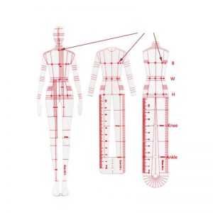 Kobiety linijka do rysunków rysunek szablon do rysowania dla projektowania mody szkic szablon malowanie