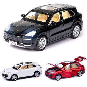 1:32 Porsche-Cayenne Turbo Model samochodu stopu samochodu odlewanego zabawkowy modelu samochodu dźwięk i światło zabawki dla dzieci kolekcje darmowa wysyłka