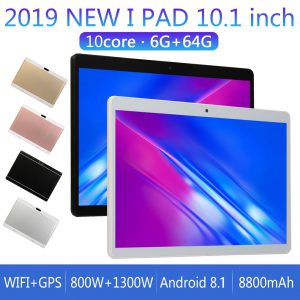 Tablet PC Android 8.10 wersja Super tablety V10 klasyczny Tablet 10.1 Cal Ram 6GB Rom Wifi GPS 10.1 pokrowiec na Tablet/etui