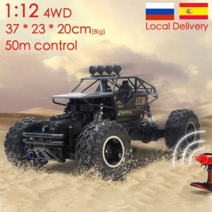 1:12 4WD RC samochodzie zaktualizowana wersja 2.4G sterowanie radiowe zdalnie sterowane zabawkowe samochody pilot zdalnego sterowania samochody ciężarowe Off-Road samochodów ciężarowych chłopcy zabawki dla dzieci