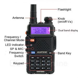 Hunt przenośne Walkie Talkie zestaw UV 5R Baofeng Uv5r do skanera nadawczo-odbiorczego CB Radio Baofeng UV-5R Ham radiostacja