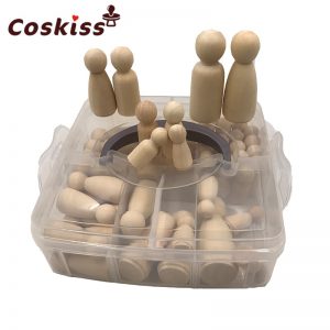 52 sztuk drewniane lalki peg Maple niepomalowane dzieci urodziny prezenty ręcznie niedokończone wesela ciasto lalki ozdobne lalki gryzaki zestaw