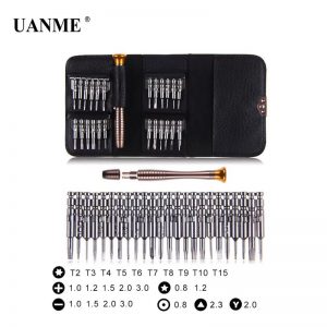 UANME 46 w 1 Torx śrubokręt zestaw narzędzi do naprawy telefonu komórkowego narzędzia ręczne dla IPhone telefon komórkowy Xiaomi Tablet PC mały zestaw zabawek