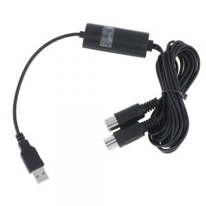 SLADE 2m kabel USB do MIDI fortepian elektryczny bęben gitara muzyka kompilacja Adapter interfejsu kabel konwertera wsparcie Windows i Mac OS