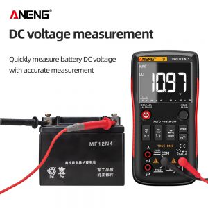 ANENG Q1 multimeter miernik elektryczny multimetr tester prawda-RMS multimetr cyfrowy przycisk 9999 rm409b testery motoryzacja elektryczne comprobador dmm tranzystor tester multimetro digital profissional