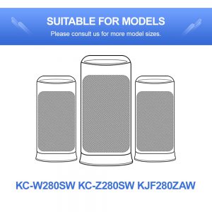 HEPA do zbierania kurzu filtr FZA51HFR/FZ-200HFS dla sharp KC-A50EUW KC-W280SW KC-BB30-W KC-CD30-W KC-WB3-W oczyszczacz powietrza