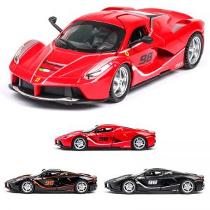 1:32 ferrari-laferrari Model samochodu stopu samochodu zabawka z odlewu Model auta z napędem wstecznym zabawki dla dzieci kolekcje darmowa wysyłka