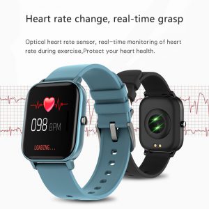 2020 nowy P8 kolorowy ekran inteligentny zegarek kobiety mężczyźni Full Touch Fitness Tracker ciśnienie krwi inteligentny zegarek kobiety Smartwatch dla xiaomi