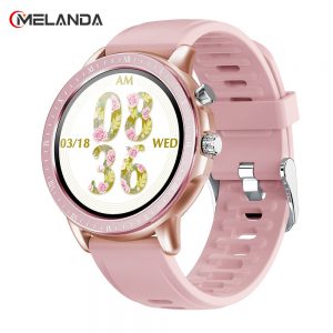 MELANDA 2021 nowy inteligentny zegarek kobiety mężczyźni Sport 1.3 "tętno Monitor ciśnienia krwi opaska monitorująca aktywność fizyczną Smartwatch dla iOS Android